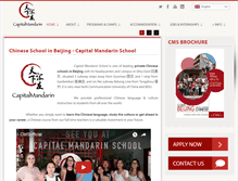 Tablet Screenshot of capitalmandarin.com
